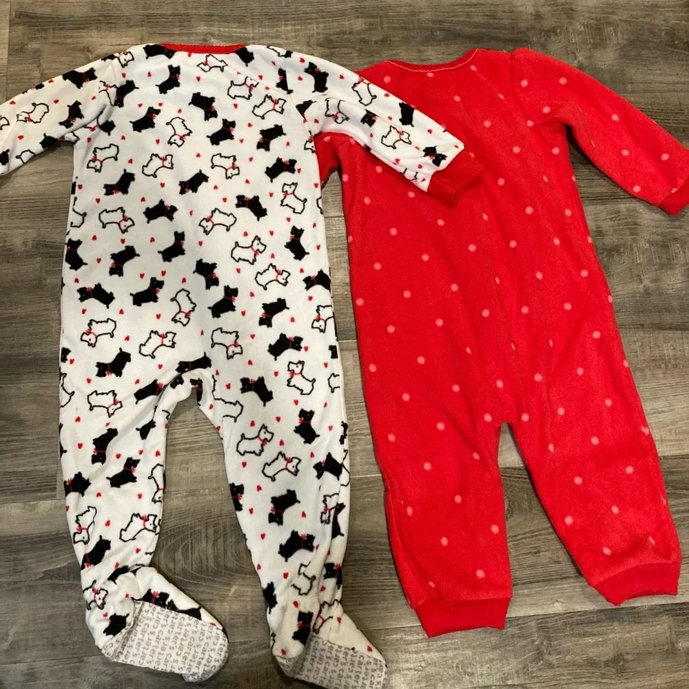 Carter's fleece pajama sleepers